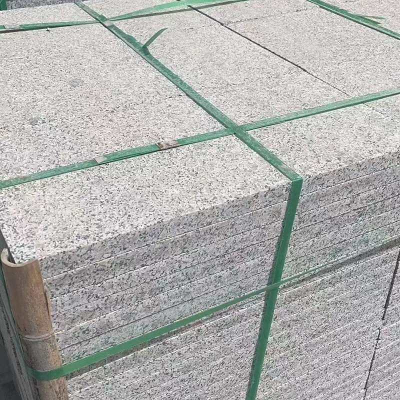 嘉峪关芝麻白地铺石石材厂家